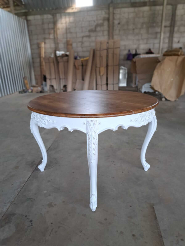 4 Legs Round French Dinning Table